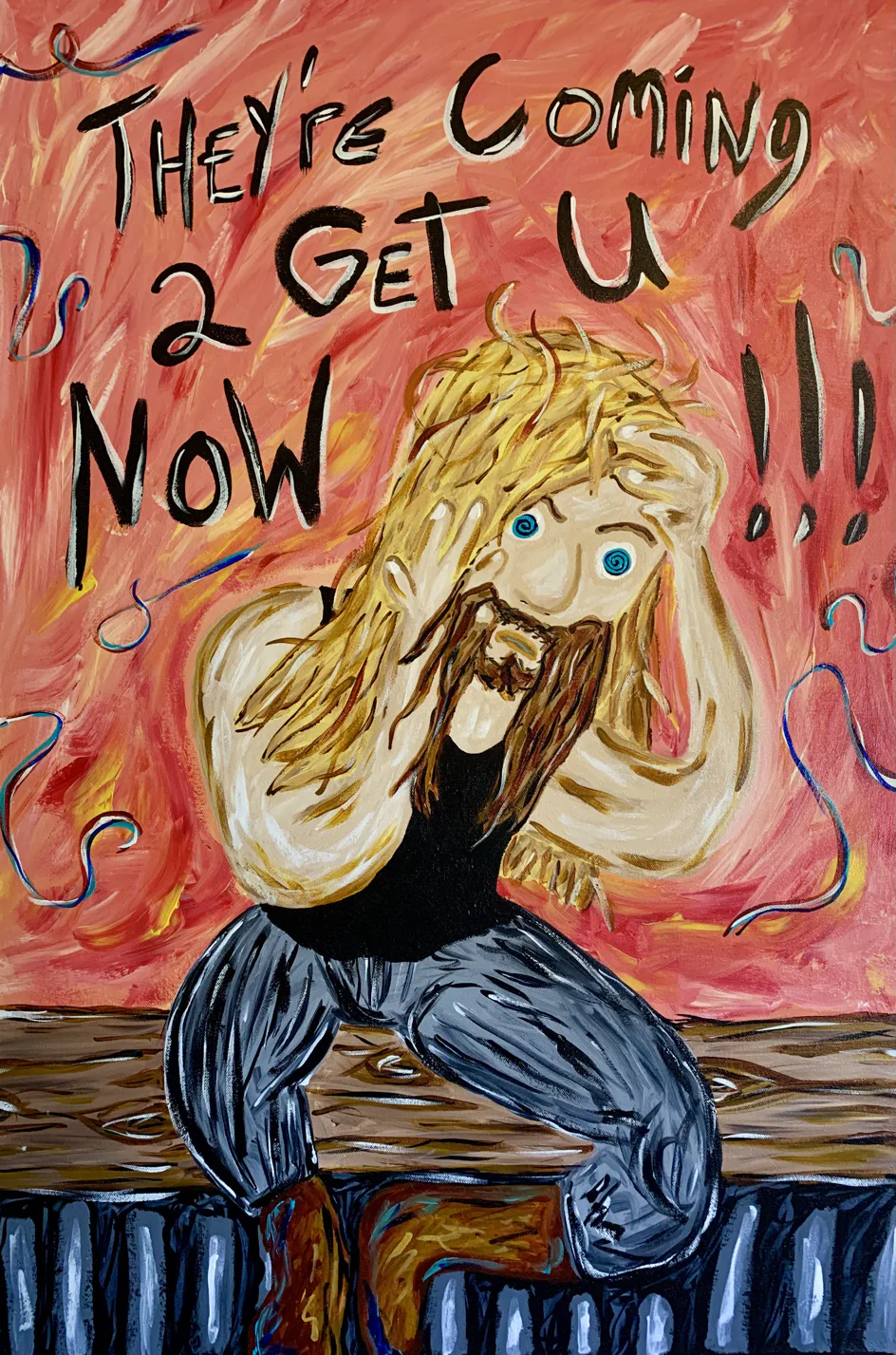 The voice gets scary