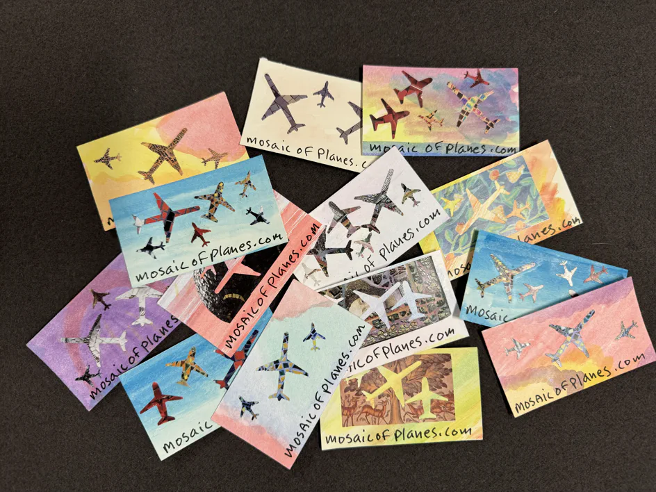 Mosaic of Planes cards